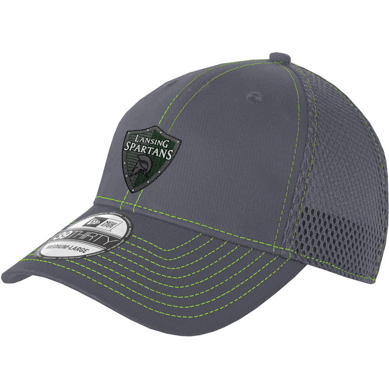 Lansing Spartans New Era Stretch Mesh Contrast Stitch Cap