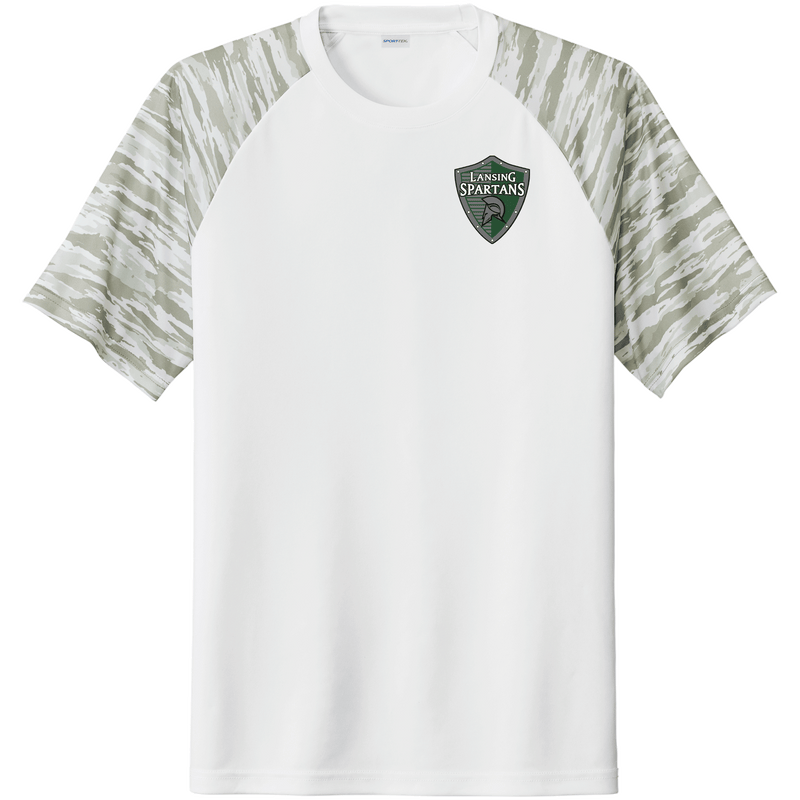 Lansing Spartans Drift Camo Colorblock Tee