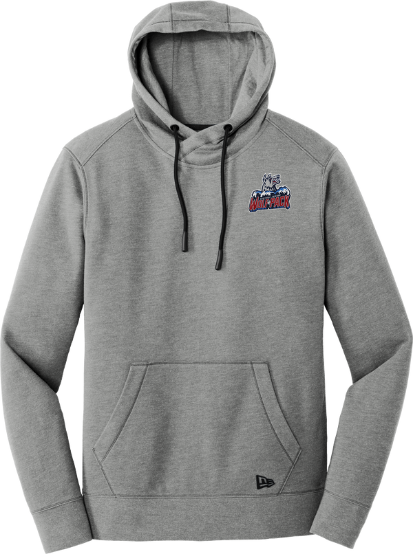 Hartford Jr. Wolfpack New Era Tri-Blend Fleece Pullover Hoodie