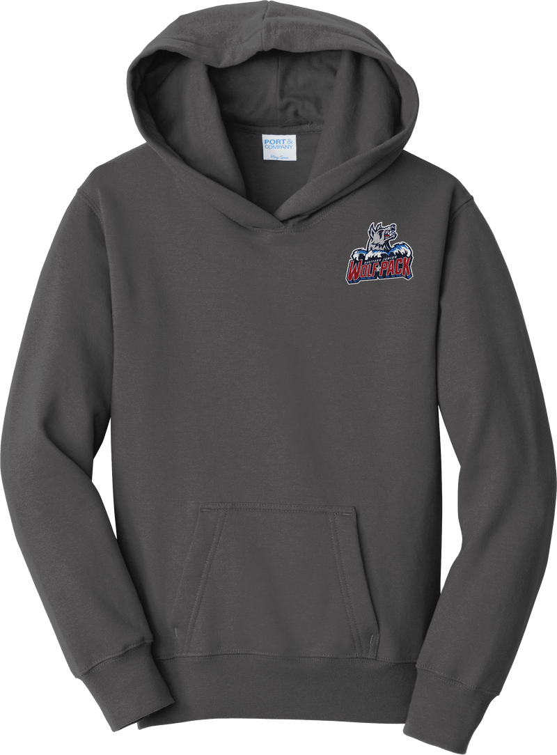 Hartford Jr. Wolfpack Youth Fan Favorite Fleece Pullover Hooded Sweatshirt