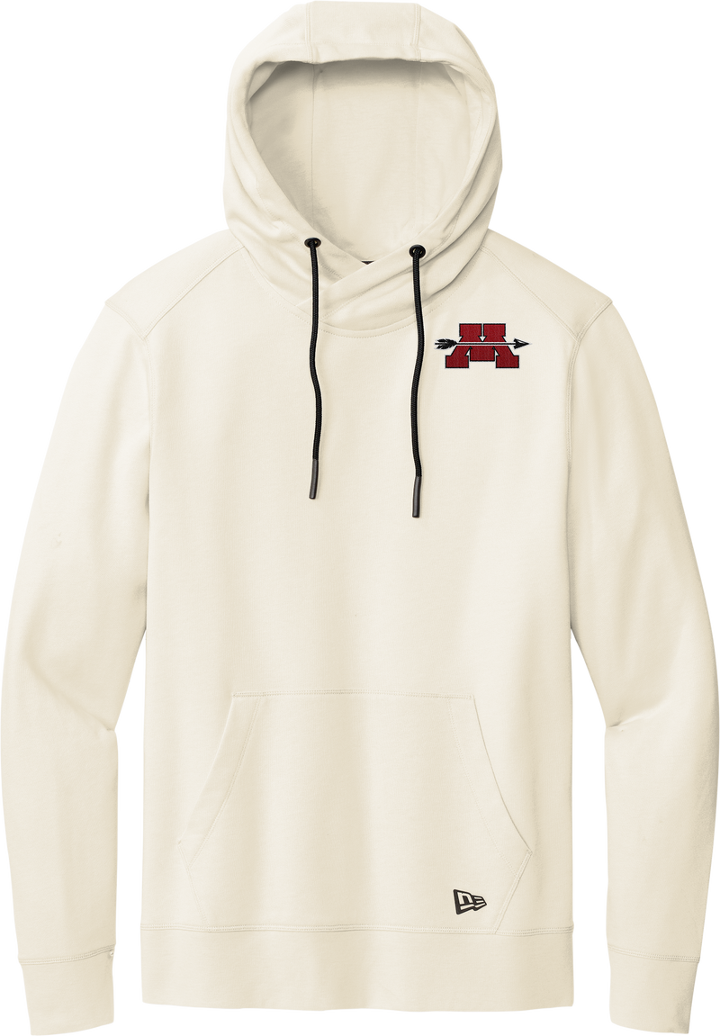 Mercer Arrows New Era Tri-Blend Fleece Pullover Hoodie