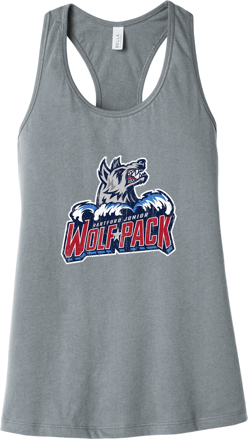 Hartford Jr. Wolfpack Womens Jersey Racerback Tank