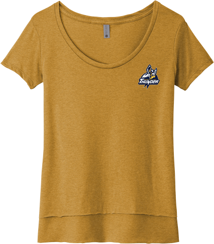 Mon Valley Thunder Womens Festival Scoop Neck Tee