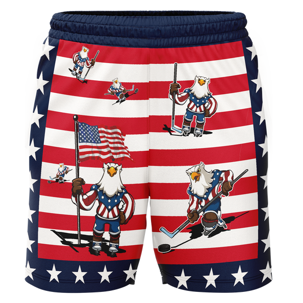 Philadelphia Flyers Elite American Eagle Youth Workout Wear Shorts