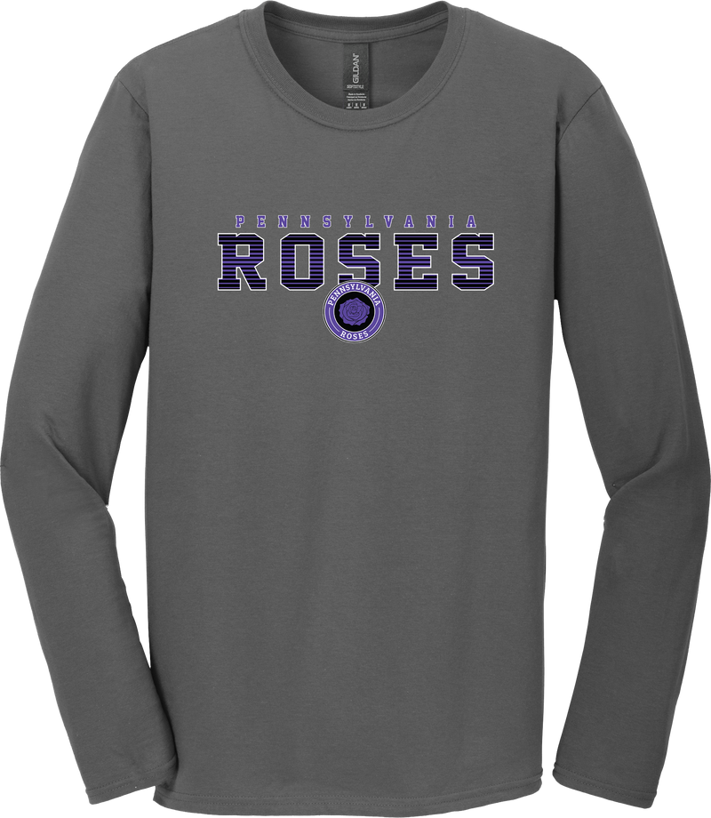 PA Roses Softstyle Long Sleeve T-Shirt