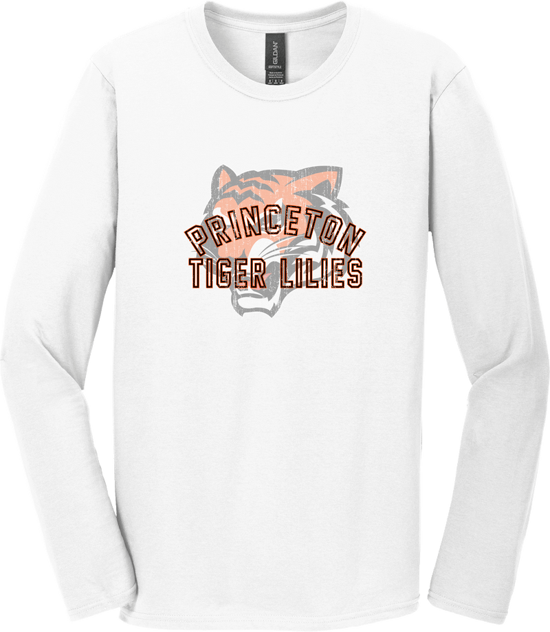 Princeton Tiger Lilies Softstyle Long Sleeve T-Shirt