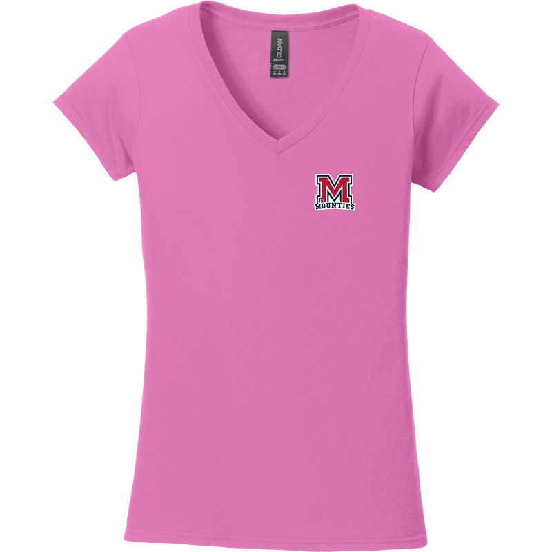 Jr. Mounties Softstyle Ladies Fit V-Neck T-Shirt