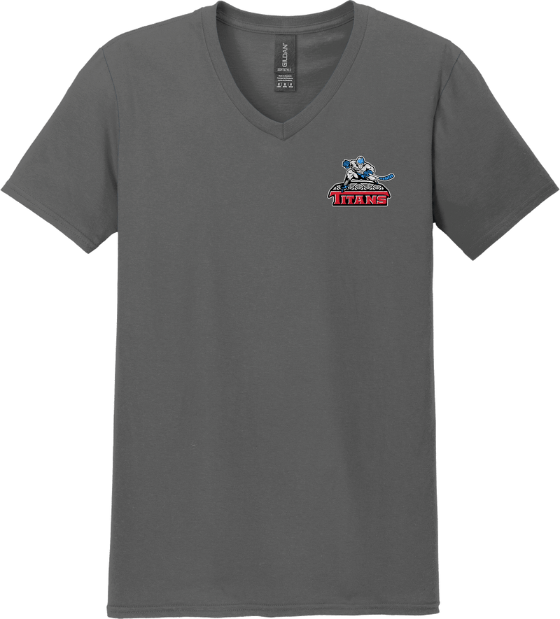 NJ Titans Softstyle V-Neck T-Shirt