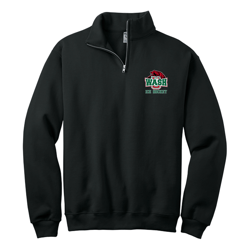 Wash U NuBlend 1/4-Zip Cadet Collar Sweatshirt