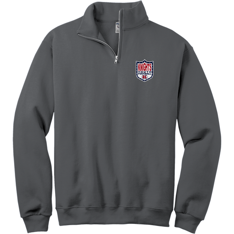 Knights Youth Football NuBlend 1/4-Zip Cadet Collar Sweatshirt