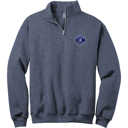 Carolina Thunder NuBlend 1/4-Zip Cadet Collar Sweatshirt