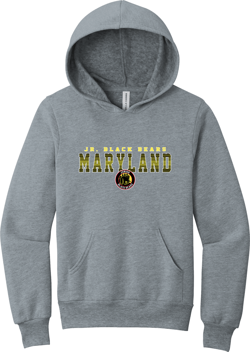 MD Jr. Black Bears Youth Sponge Fleece Pullover Hoodie