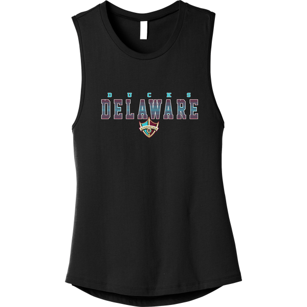 Delaware Ducks Womens Jersey Muscle Tank