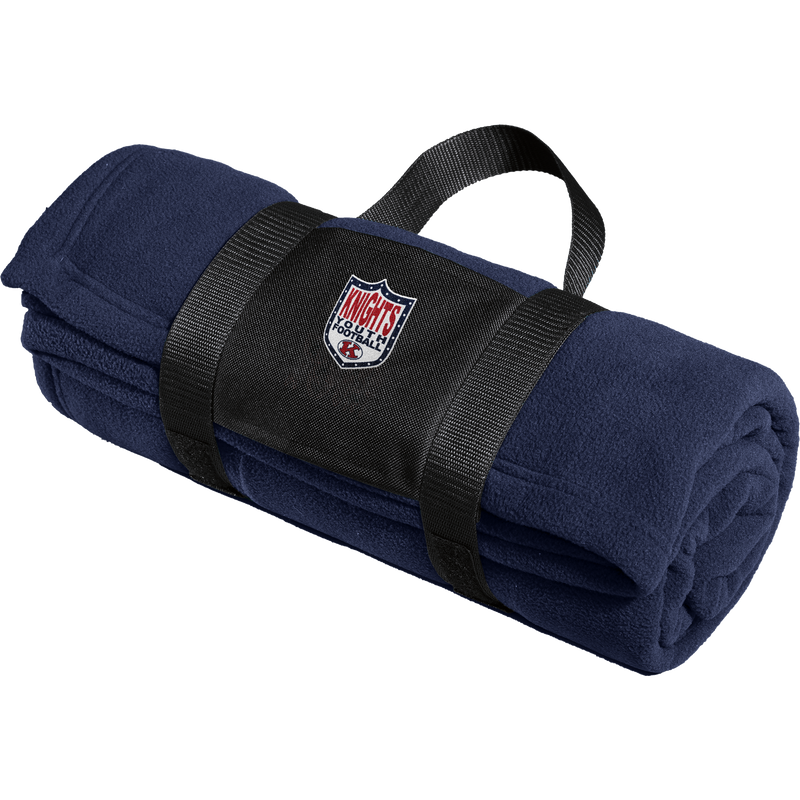 Knights Youth Football Fleece Blanket with Carrying Strap