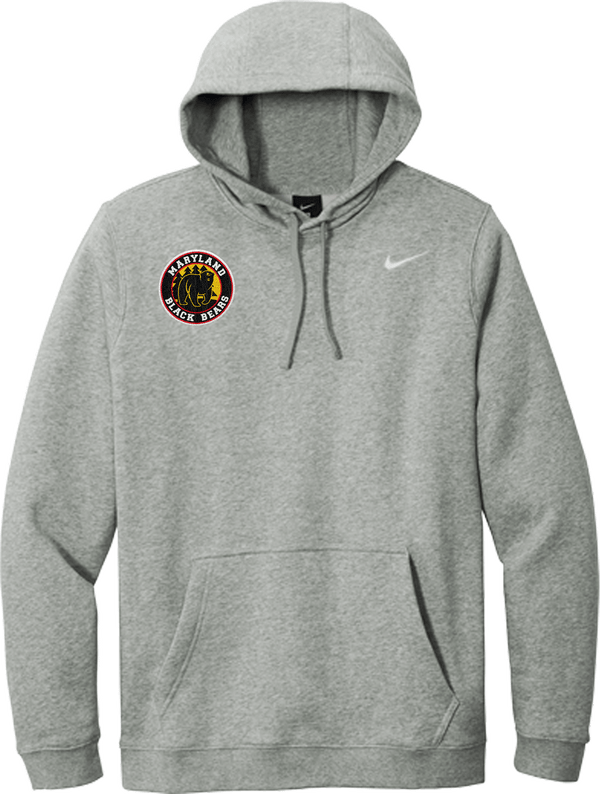 Maryland Black Bears Nike Club Fleece Pullover Hoodie