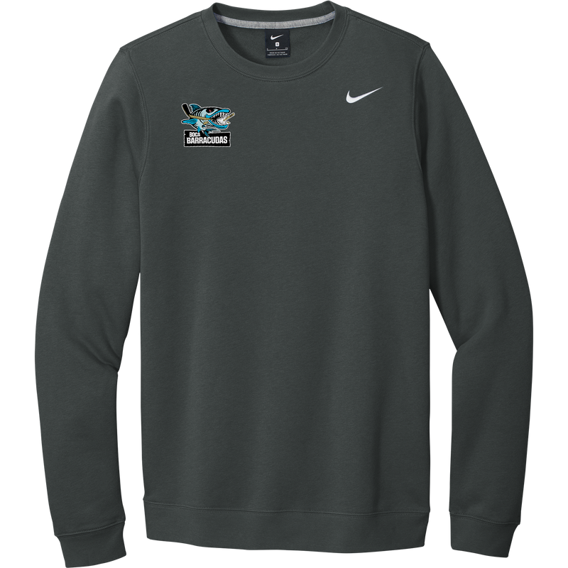 Boca Barracudas Nike Club Fleece Crew