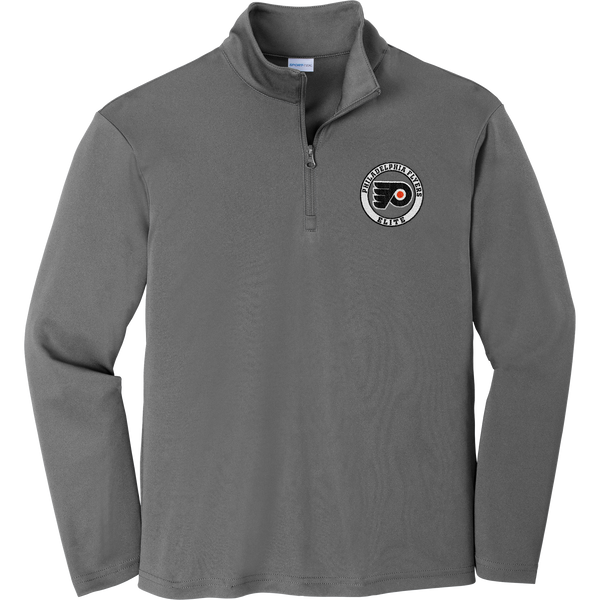 Philadelphia Flyers Elite Youth PosiCharge Competitor 1/4-Zip Pullover