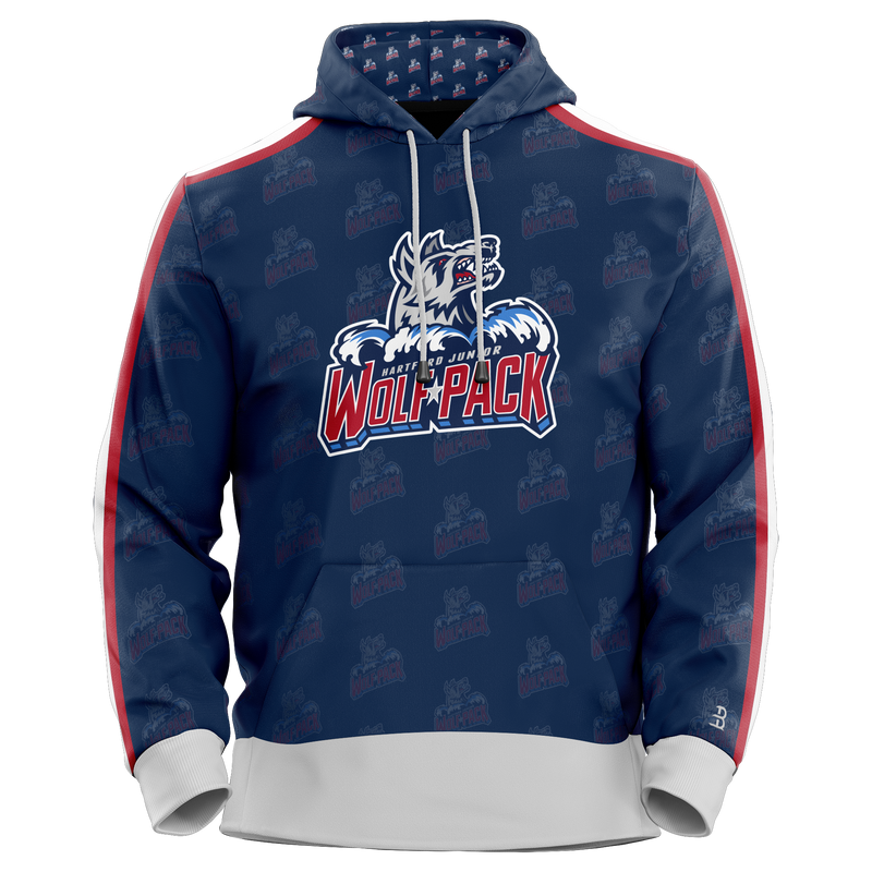 Hartford Jr. Wolfpack Adult Sublimated Hoodie