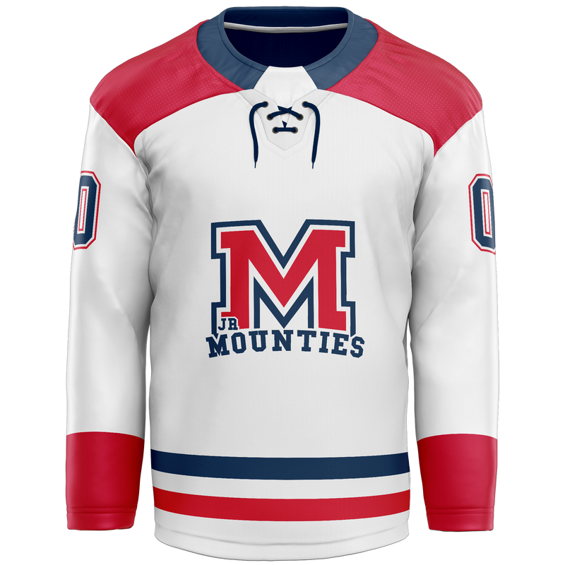 Jr. Mounties Player Jersey - White - Kit