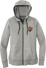 Delaware Ducks New Era Ladies French Terry Full-Zip Hoodie