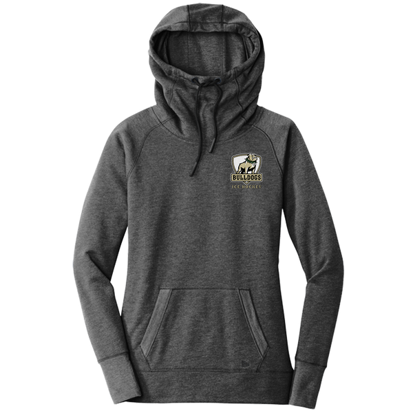 HVM Bulldogs New Era Ladies Tri-Blend Fleece Pullover Hoodie