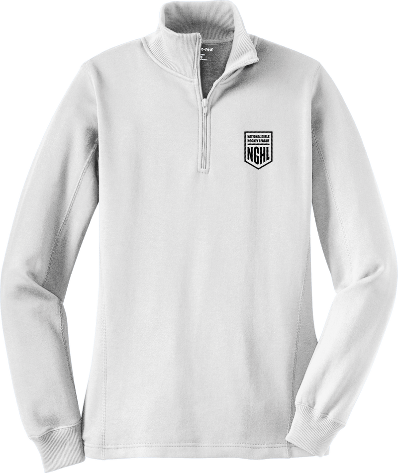 NGHL Ladies 1/4-Zip Sweatshirt