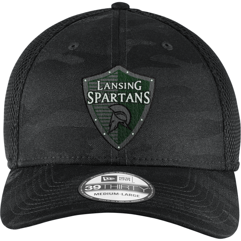 Lansing Spartans New Era Tonal Camo Stretch Tech Mesh Cap