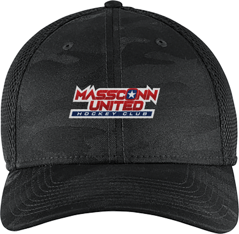 Mass Conn United New Era Tonal Camo Stretch Tech Mesh Cap