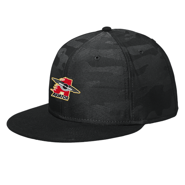 NY Aviators New Era Camo Flat Bill Snapback Cap