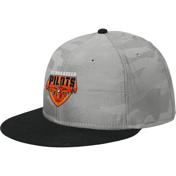 Pennsauken Pilots New Era Camo Flat Bill Snapback Cap