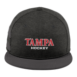 University of Tampa New Era Shadow Heather Striped Flat Bill Snapback Cap