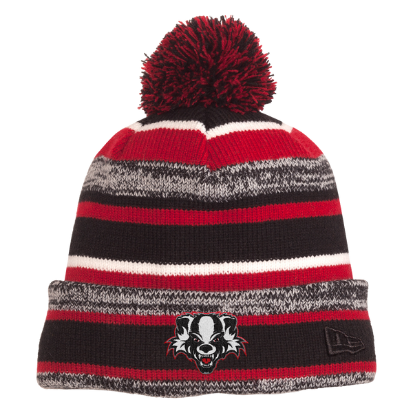 Scary Badgers New Era Sideline Beanie