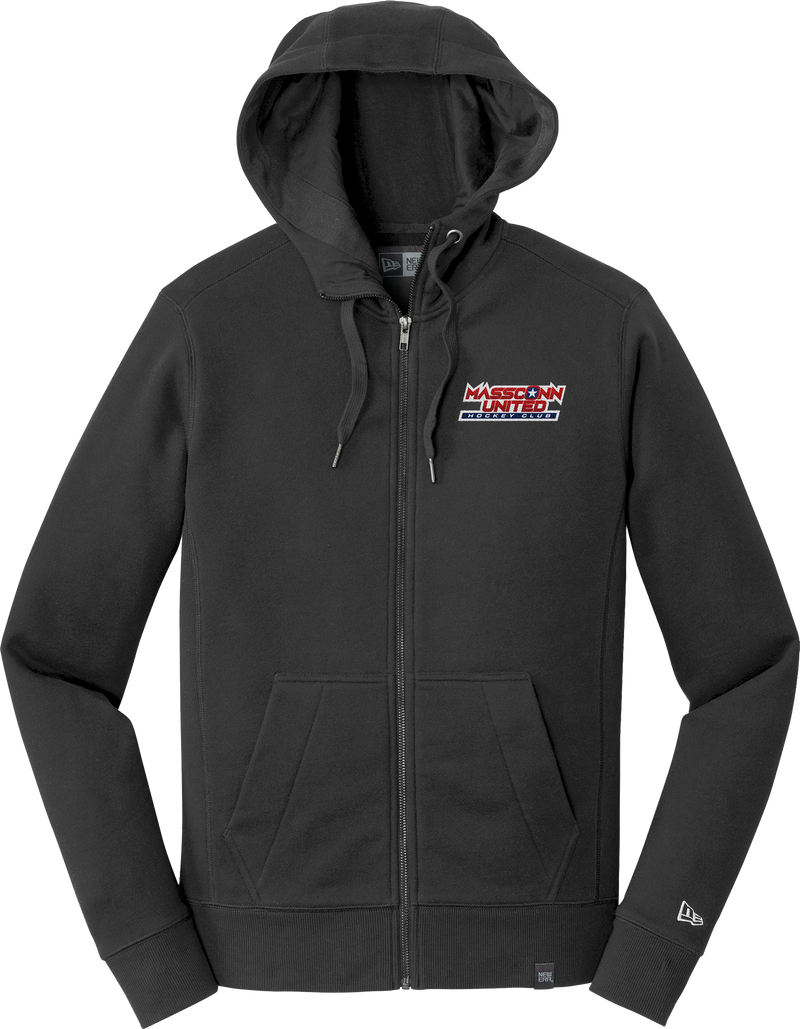 Mass Conn United New Era French Terry Full-Zip Hoodie