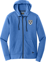 North Jersey Kings New Era Tri-Blend Fleece Full-Zip Hoodie