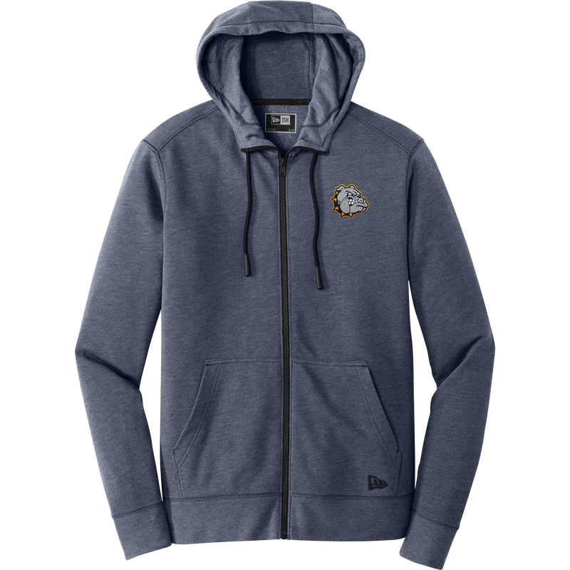 Chelsea Bulldogs New Era Tri-Blend Fleece Full-Zip Hoodie