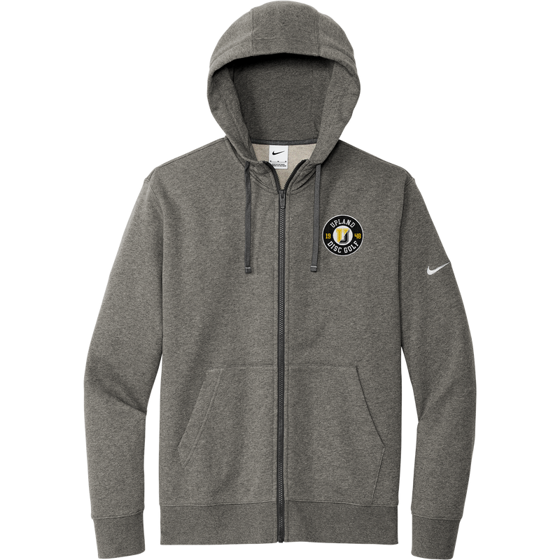 Upland Disc Golf Nike Club Fleece Sleeve Swoosh Full-Zip Hoodie