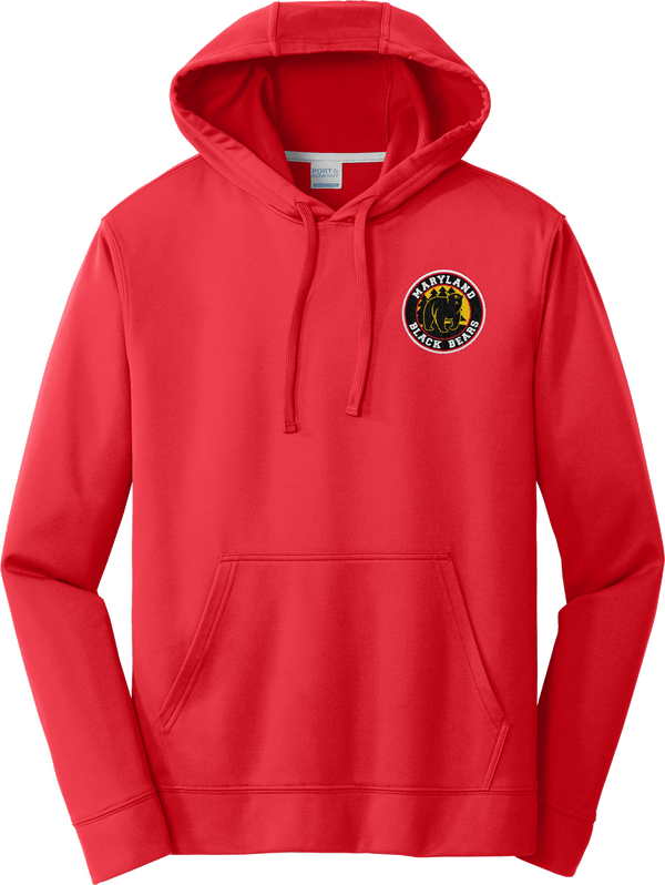 Maryland Black Bears Performance Fleece Pullover Hooded Sweatshirt