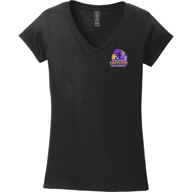 Jr. Phantoms Softstyle Ladies Fit V-Neck T-Shirt