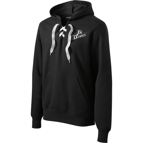 Junior Blades Lace Up Pullover Hooded Sweatshirt
