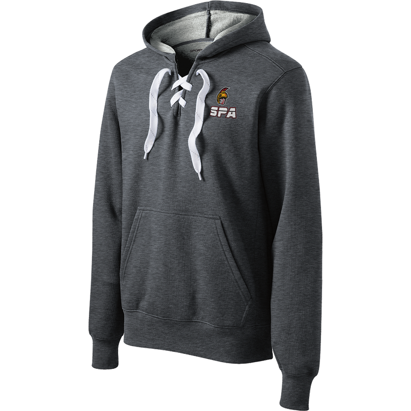 Seacoast Spartans (SPA) Lace Up Pullover Hooded Sweatshirt