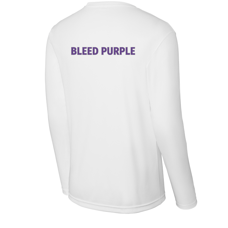 Curry College (Bleed Purple Hockey) Long Sleeve PosiCharge Competitor Tee