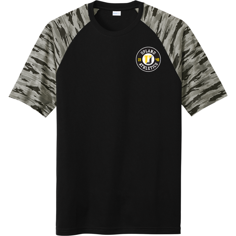 Upland Country Day School Drift Camo Colorblock Tee