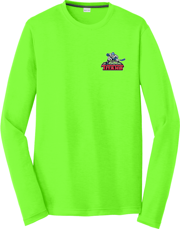 NJ Titans Long Sleeve PosiCharge Competitor Cotton Touch Tee