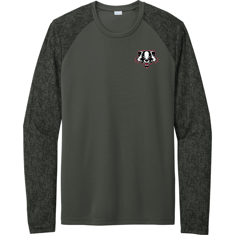 Scary Badgers Long Sleeve Digi Camo Tee