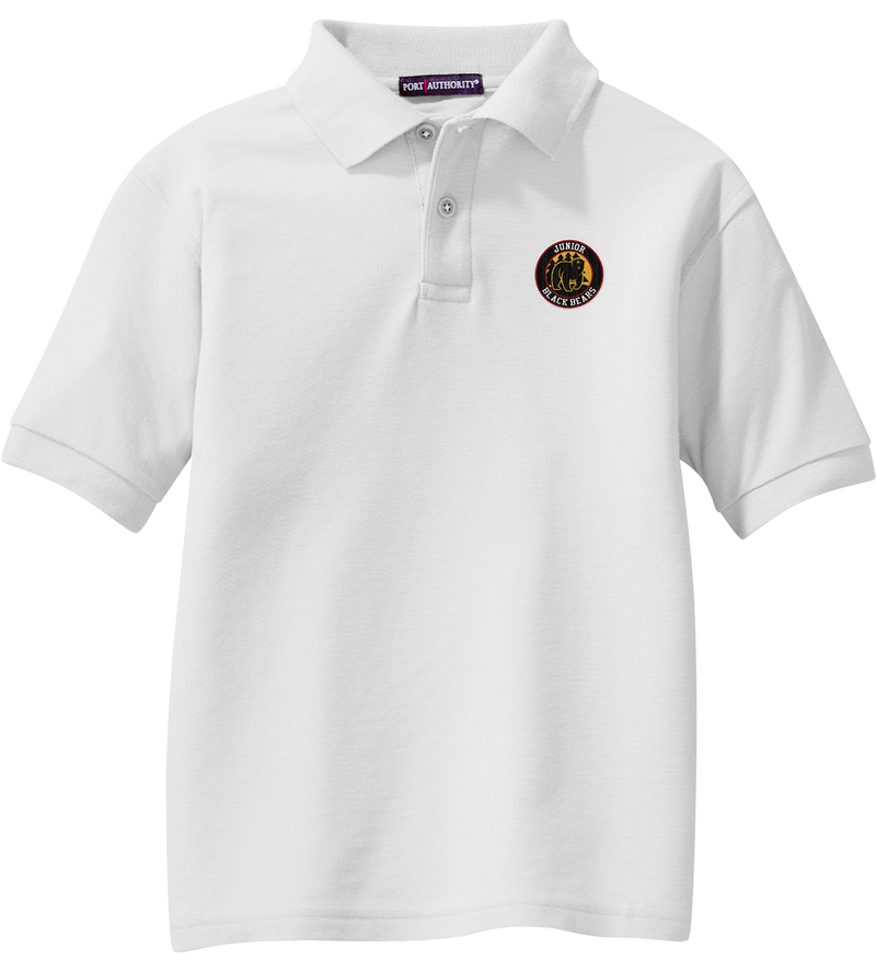 MD Jr. Black Bears Youth Silk Touch Polo