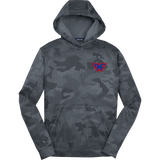 Mid-Fairfield Youth Sport-Wick CamoHex Fleece Hooded Pullover