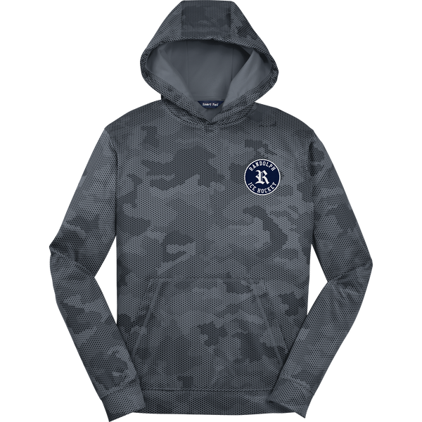 Randolph Hockey Youth Sport-Wick CamoHex Fleece Hooded Pullover