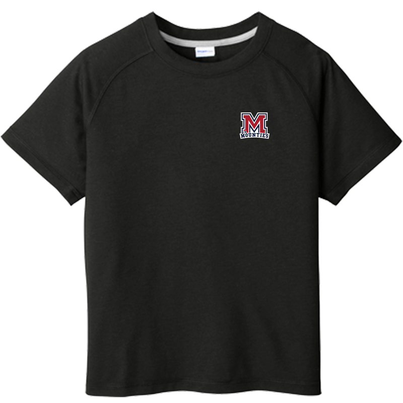 Jr. Mounties Youth PosiCharge Tri-Blend Wicking Raglan Tee