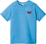 York Devils Youth PosiCharge  Tri-Blend Wicking Raglan Tee